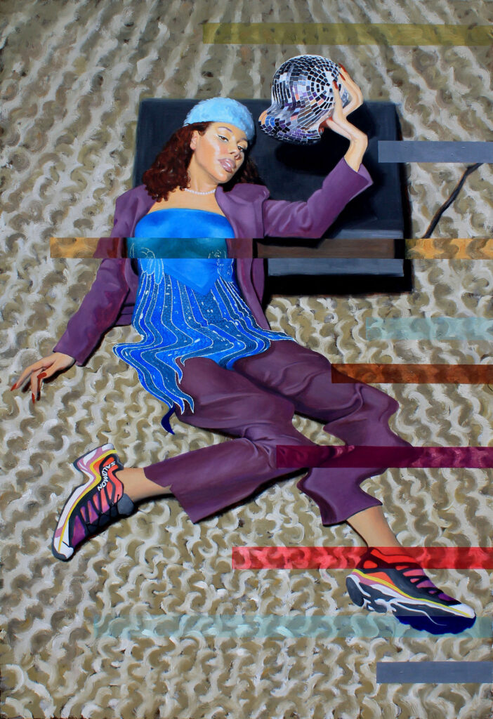 Disco Bell 2022 oil on canvas 150 X 100cm 1 of 1